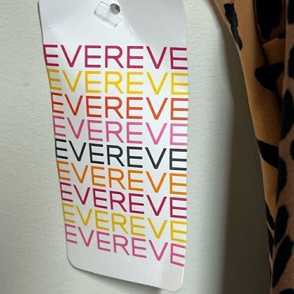 NWT Everee Good American Leopard Satin Slip Dress Vanity Sz 1 Sz 4 US - Picture 8 of 8